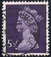 Great Britain #630A 5 1/2P Queen Elizabeth 2, Stamp used VF