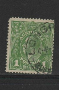 AUSTRALIA #22  1922  KING GEORGE V       F-VF USED  b