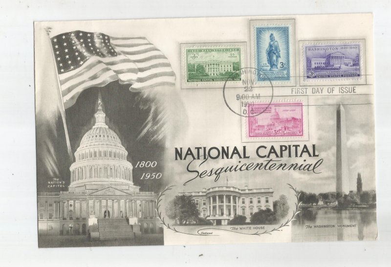 US SCOTT# 989-992 FDC, COMPLETE SET ON FLEETWOOD COVER