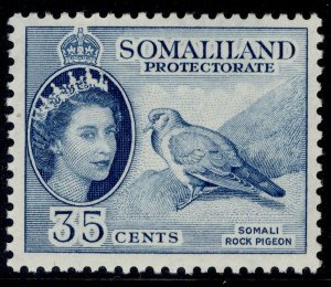 SOMALILAND PROTECTORATE QV SG142, 35c blue, LH MINT.