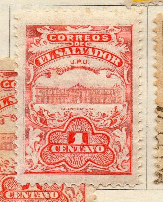 Salvador 1911 Early Issue Fine Mint Hinged 1c. 298275