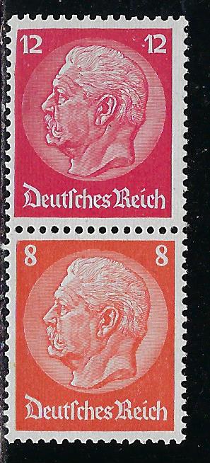 Germany Scott # 422, 420, mint hr, se-tenant, Mi # S110