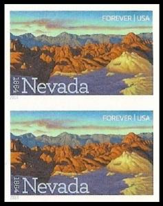 US 4907a Statehood Nevada imperf NDC vert pair (2 stamps) MNH 2014