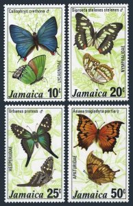 Jamaica 435-438,438a sheet, MNH. Mi 435-438,Bl.13. Butterflies-1978. Callophrys,