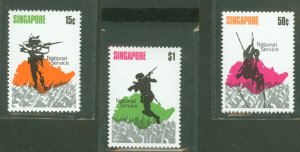 Singapore #119-121 Mint (NH) Single (Complete Set)
