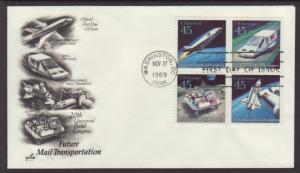 US C125a Future Mail 1989 Artcraft U/A FDC