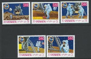 YEMEN KINGDOM SC# 786-90 MICHEL F-VF MNH 1969