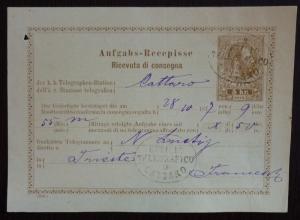 MONTENEGRO - RECEPISSE - 5 KR R! italy austria yugoslavia J9