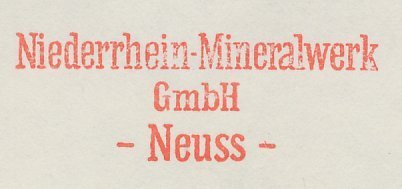 Meter cut Germany 1960 Minerals