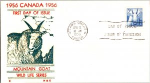 Worldwide First Day Cover, Canada, Animals