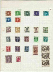 India Stamps Page  Ref 33215