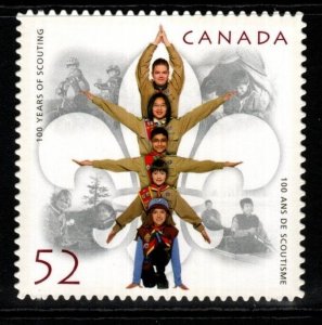 CANADA SG2507 2007 CENTENARY OF SCOUTING MNH