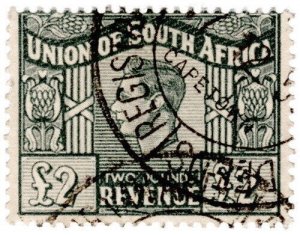 (I.B) South Africa Revenue : Duty Stamp £2
