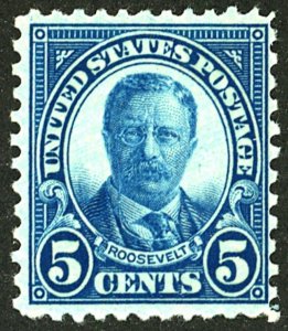 U.S. #637 MINT OG HR