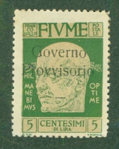 FIUME 134 MH BIN $2.00