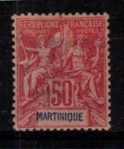 Martinique Scott 48 Mint hinged (Catalog Value $40.00) [TC757]