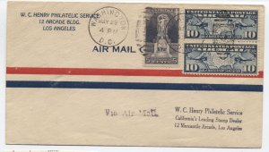 1926 #628 5ct Ericsson Washington DC FDC W.C. Henry Philatelic Service [A39.27]