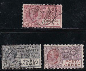 Italy 1926-28 SC C3-5 USED