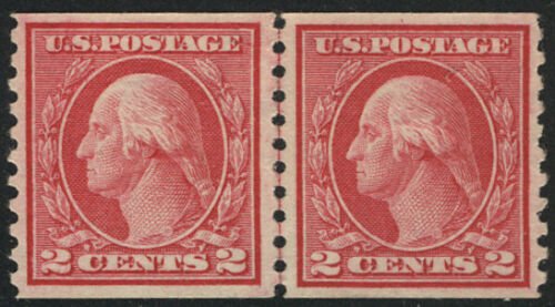 MALACK 453 SUPERB OG NH, Line Pair, w/PSAG (04/21) C..MORE.. gg2360 