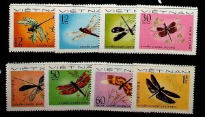 NORTH VIET NAM Sc 856-63 NH ISSUE OF 1977 - INSECTS