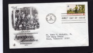 1479 Drummer, FDC Art Craft cachet addressed