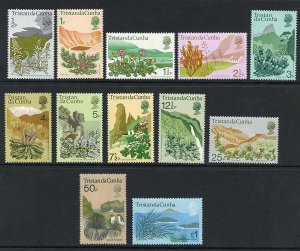 Tristan Da Cunha SG158/69 1972 U/M set of 12