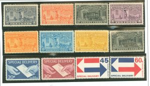 United States #E12-E23 Mint (NH) Single (Complete Set)