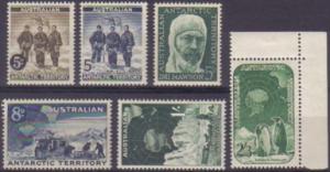 Australian Antarctic 1959 Set + 1961 Mawson MNH