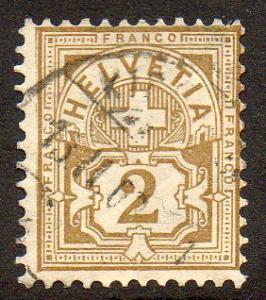 Switzerland  Scott  69  Used