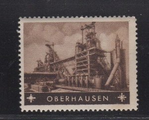 German Tourism Advertising Stamp- Cities, Towns & Landmarks - Oberhausen - MNH