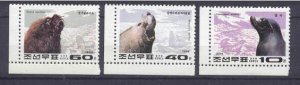 Korea N.3342-44 MNH Sea animals/Seals SCV2.25