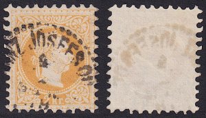 Austria - 1876 - Scott #34 - used - FRANZ JOSEFS QUAI WIEN pmk