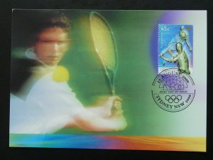 olympic games Sydney 2000 tennis maximum card Australia 84994