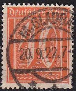 GERMANY REICH [1921] MiNr 0182 ( O/used )