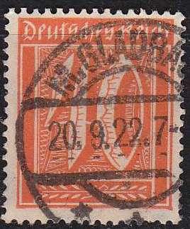 GERMANY REICH [1921] MiNr 0182 ( O/used )