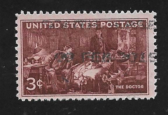 SC# 949 - (3c) - Physicians of America, used, single