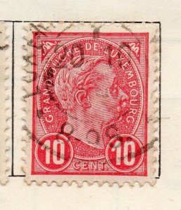 Luxemburg 1895 Early Issue Fine Used 10c. 301168