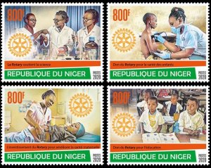 NIGER - 2020 - Rotary - Perf 4v Set - Mint Never Hinged