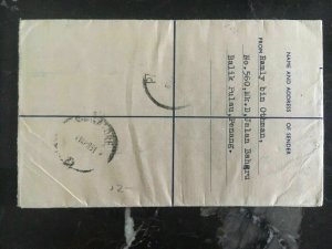 1961 Balik Pulau Penang Malaya PS Registered Cover To Singapore