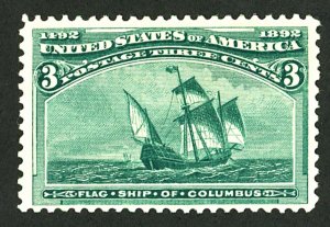 U.S. #232 MINT OG LH