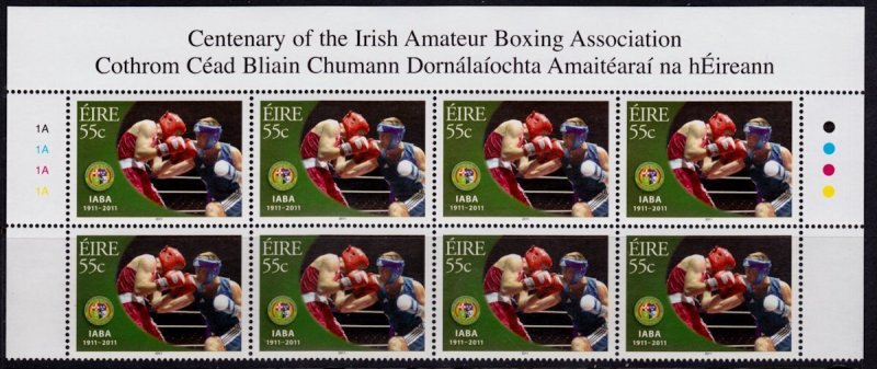 Ireland #1915 MNH Half-Sheet - Amateur Boxing Association (2011)