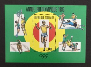 Togo 1983 #c485 S/S, 1984 Pre-Olympics, MNH.