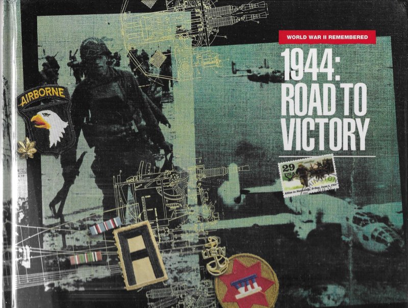 World War II Remembered: 5 Volume USPS Stamps & Book Set -Slip Case & All Stamps