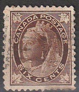 Canada SC# 71 Used with clean back  (~1897)