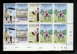 BARBADOS (26) All Diff Plate & Gutter Block Complete Sets All Mint Never Hinged