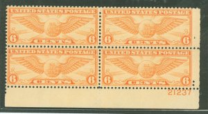 United States #C19 Mint (NH) Plate Block