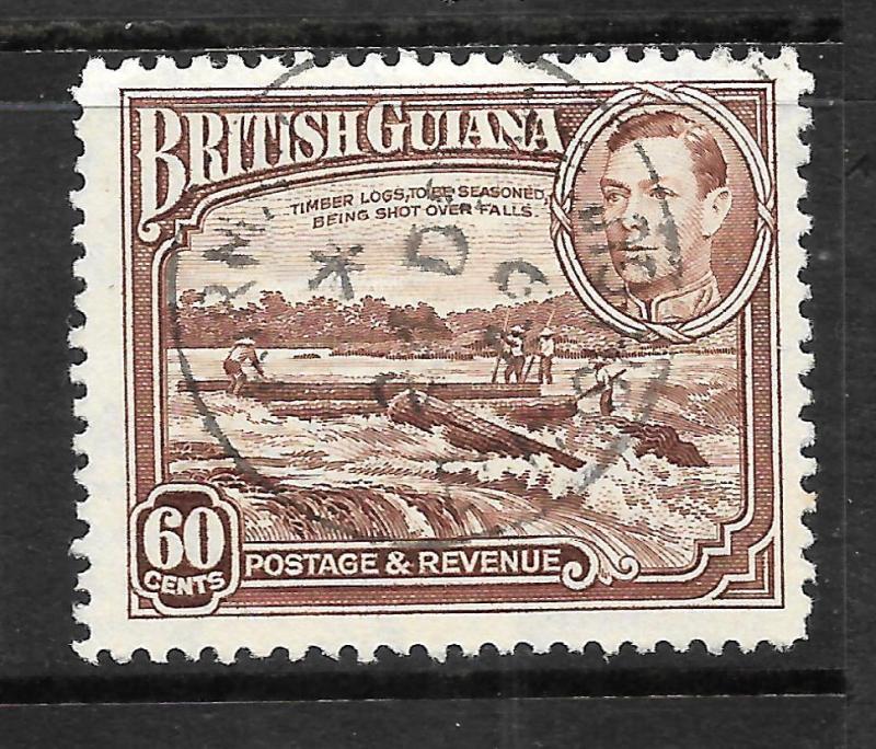 BRITISH GUIANA  1938-52  60c  PICTORIAL  FU  SG 315