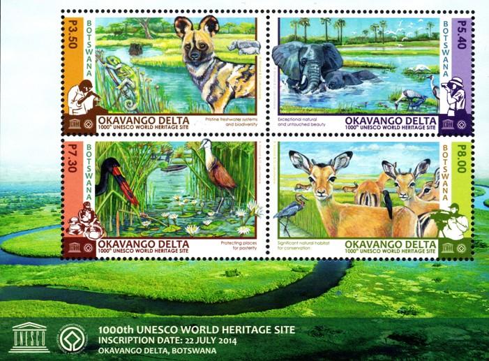 Botswana - 2015 Okavango Delta MS MNH**