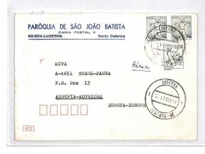 BRAZIL Missionary Air Mail MIVA Austria Cover 1981 CM350