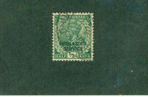 PATIALA INDIAN STATE O51 USED BIN $0.50